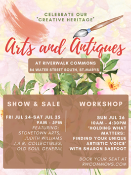 Arts and Antiques Poster