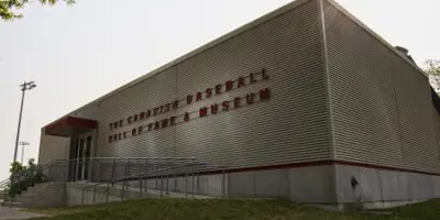 Entrance to the Canadian Baseball Hall of Fame 